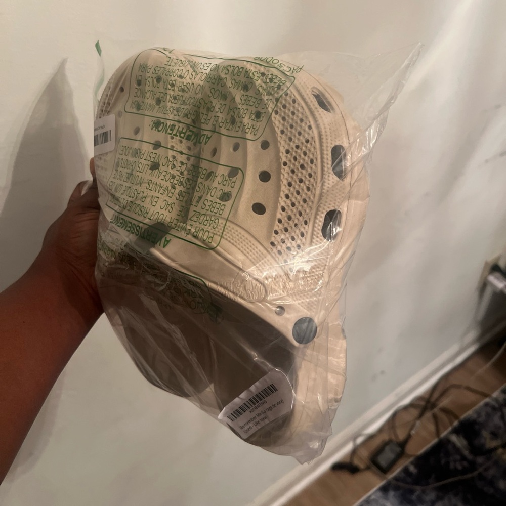 Men's Beige Slip-On Sandals